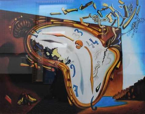 Salvador Dali Melting Clock Lithographic Print