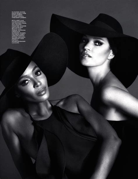 Fashiontography Naomi And Kate By Mert And Marcus Kate Moss Naomi