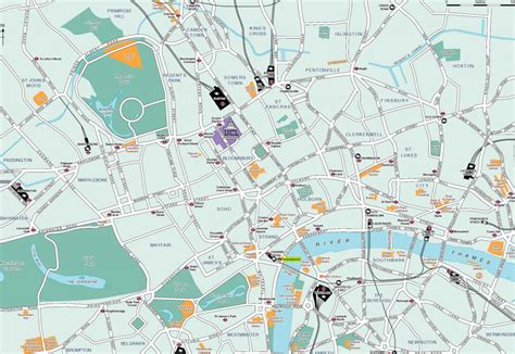 Large London Maps For Free Download And Print High Resolution And Inside Central London Map
