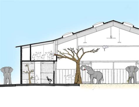 Sketch Zoo Architecture Cheyenne Mountain Zoo Elephant Zoo