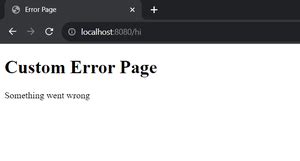 Spring Boot Customize Whitelabel Error Page Geeksforgeeks