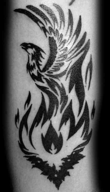 35 Male Tribal Phoenix Tattoo Designs Douglasleeah