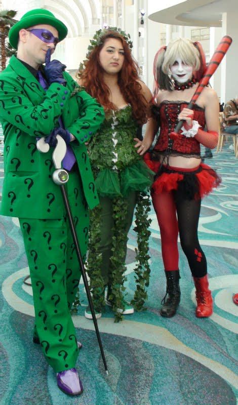 Riddler Poison Ivy And Harley Quinn From Batman By Trivto On Deviantart