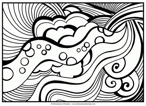 Simply, print them off and enjoy coloring in the lines. Abstract Coloring Pages For Adults - Coloring Home