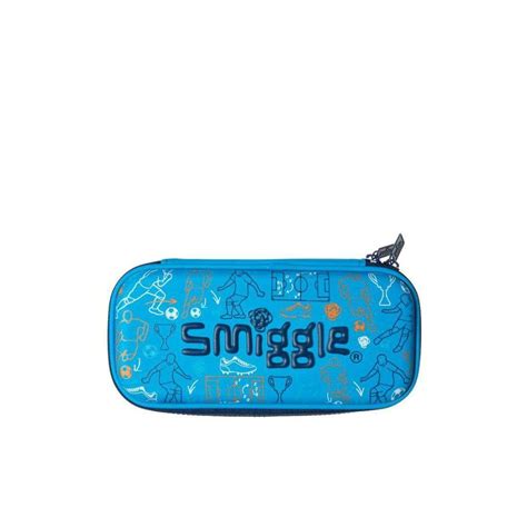 Shop Smiggle Jump Mid Blue Pencil Case Smiggle Delivered To Your