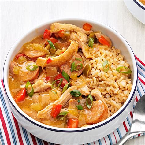 Chicken And Andouille Gumbo Recipe Taste Of Home