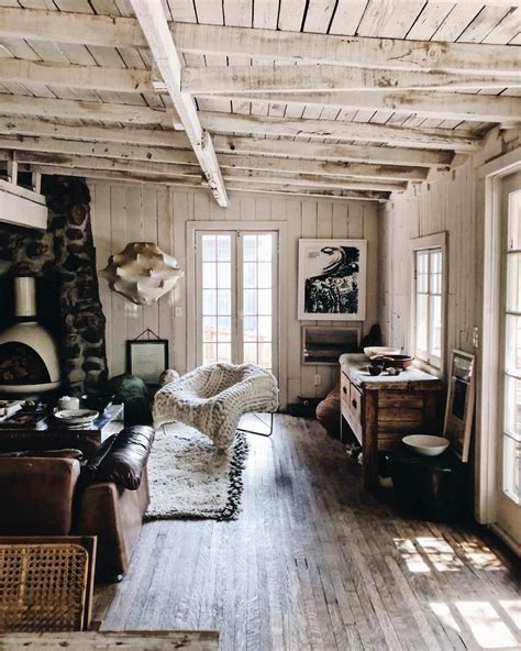 Inviting Whitewashed Sitting Area In This Cabin In Denmark 1080 1350
