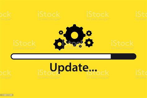 Software Update Loading Process Upgrade Concept Vector Illustration In Flat Style Upgrade Update ...