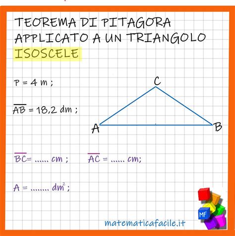 Teorema Di Pitagora Applicato Ai Triangoli Matematica Facile