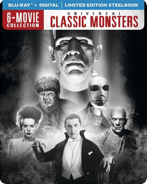 Universal Classic Monsters Collection Blu Ray Steelbook Walmart
