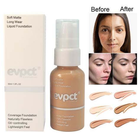 Face Foundation Cream Concealer Brighten Waterproof Full Coverage