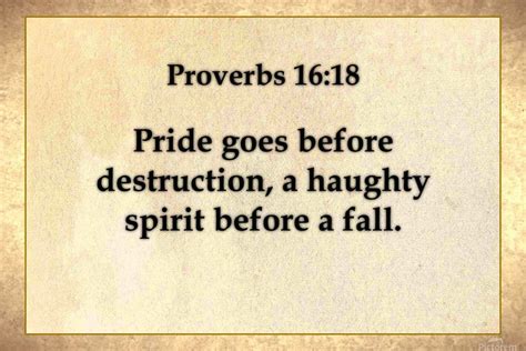 Proverbs 16 18 Scripture On The Walls