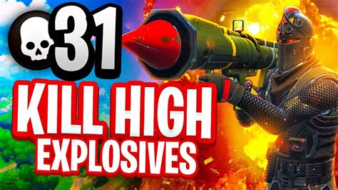 31 Kill High Explosives V2 Fortnite Battle Royale Gameplay Youtube