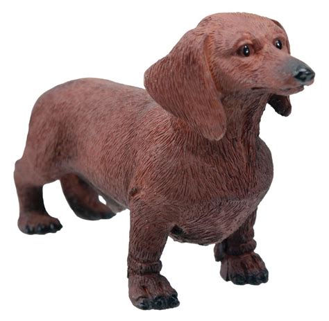 Chocolate Dachshund Dog Collectible Figurine Statue Figure Puppy