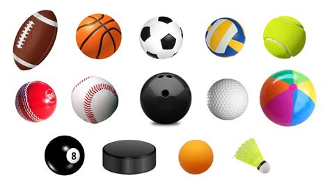 Learn Types Of Balls In English Types Of Sports Balls Ball Names In