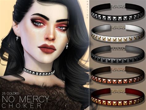 Lana Cc Finds No Mercy Choker Sims The Sims Sims 4
