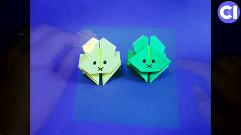 Origami Jumping Rabbit Step By Step All In Here