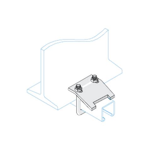 Unistrut Beam Clamp With M10 U Bolt P2785 21 41mm P2785 Abbots