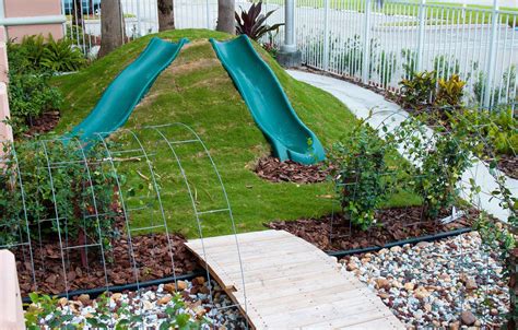 47 Backyard Design Ideas With Childrens Slides