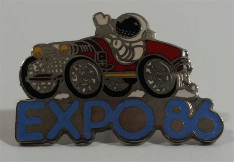 1986 Vancouver Exposition Expo 86 Ernie The Astronaut In A Car Enamel
