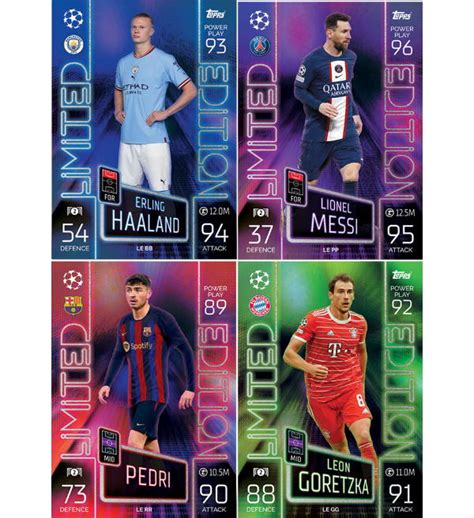 Topps Champions League Match Attax 202223 Booster Tin Set Stickerpoint