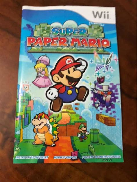 Super Mario Paper Nintendo Wii Mercado Libre