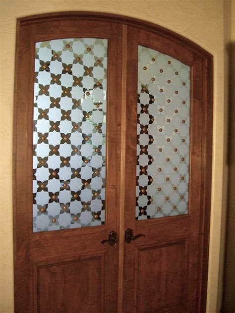 Interior Glass Doors With Obscure Frosted Glass Designs Parquet
