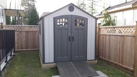 Lifetime's modern shed features a clean design and durable build that offers a versatile place to store your belongings and free up valuable space in your garage. MTAR Services » Garden Sheds Now Available