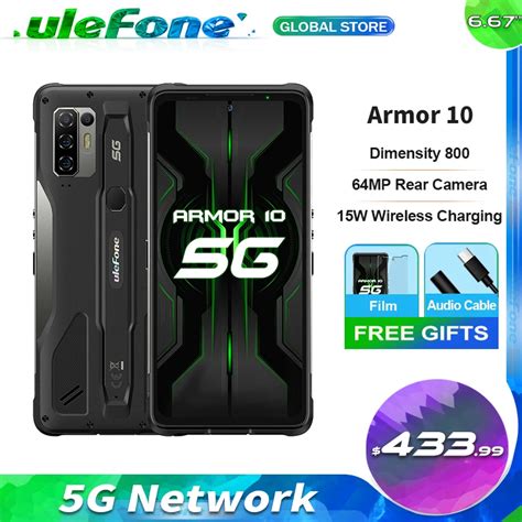 Ulefone Armor 10 5g Rugged Mobile Phone Android 10 8gb 128gb