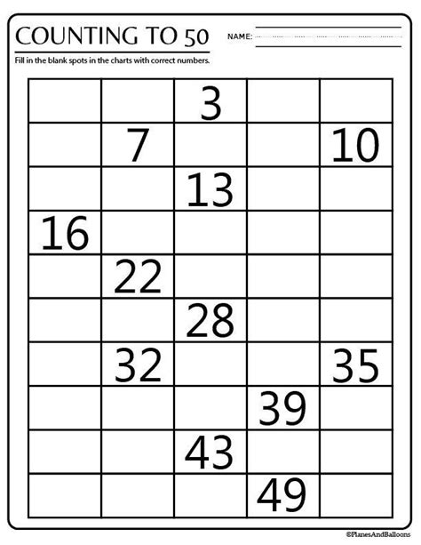 100 Chart Printable Worksheets For Counting And Skip Counting Practice