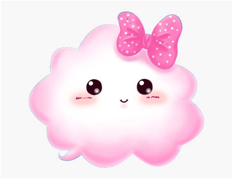 Cute Pink Cloud Clip Art