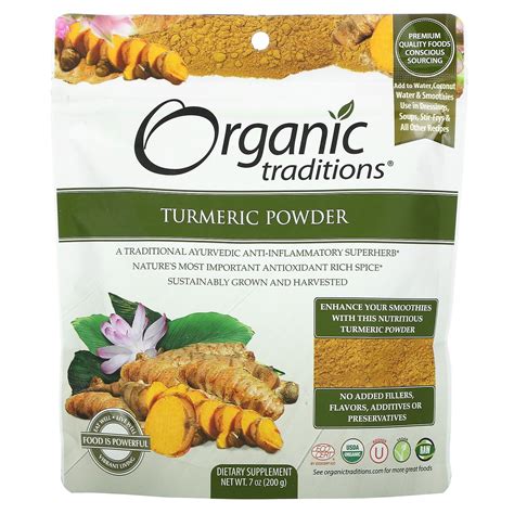 Organic Traditions Turmeric Powder Oz G