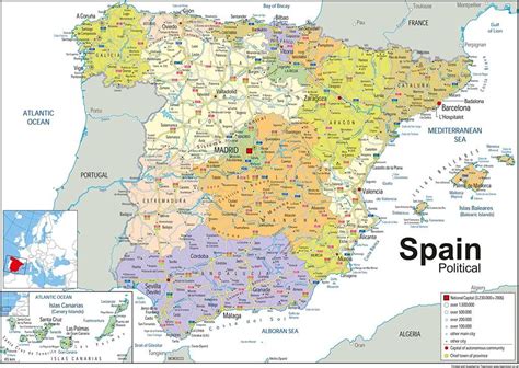 Mapas Políticos De España Comunidades Y Provincias Solomapas 🌍