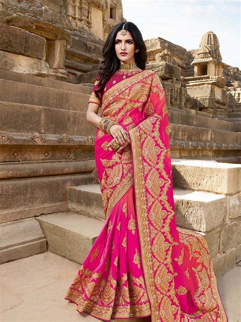 Rani Pink Satin Silk Saree Zfsa1359 Silk Sarees Saree Saree Designs