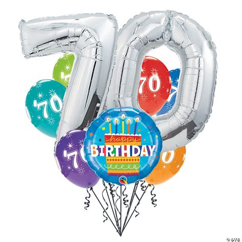 70th Birthday Balloon Bouquet Kit