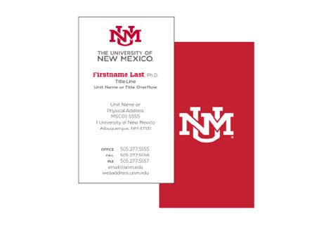 If you are adding a 'bleed area' on it like many printed design frames, it will take more 1/8 inch. Business Cards :: UNM Brand Guidelines | The University of ...