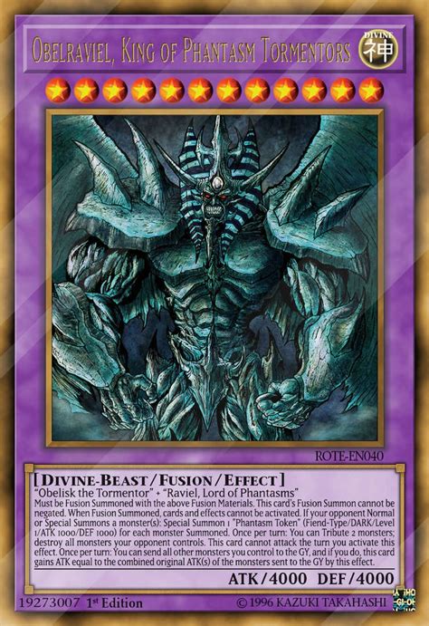 Obelraviel King Of Phantasm Tormentors By Chaostrevor Custom Yugioh