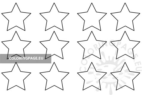 Download Star Patterns - Coloring Page