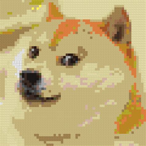 Minecraft Doge Pixel Art By Nolanplaysgames On Deviantart