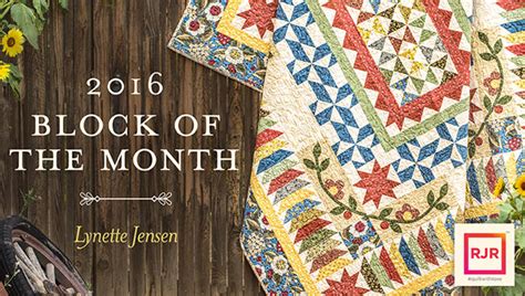 2016 Craftsy Block Of The Month Craftsy
