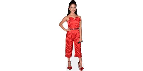 jenna ortega red outfit cardboard cutout celebrity cutouts