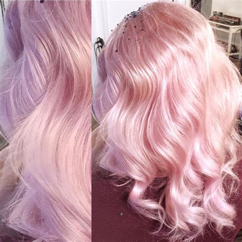 Pale Pink Confection By Kristi Rossmichaelssalon Pastel Hair Pink Hair Pale Pink Hair