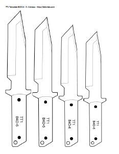 Maybe you would like to learn more about one of these? Printable Knife Templates | Homemade Knife Template ...
