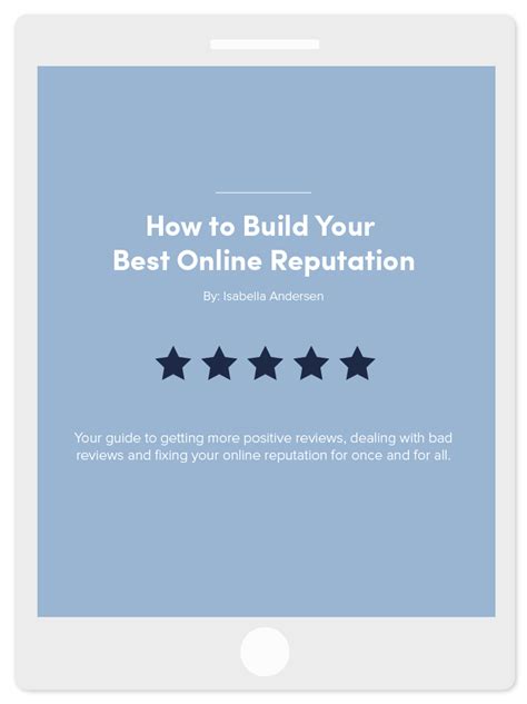 How to Build Your Best Online Reputation | Online reputation, Reputation management, Marketing guide