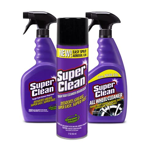 Super Clean Variety 3 Pack With Aerosol Superclean