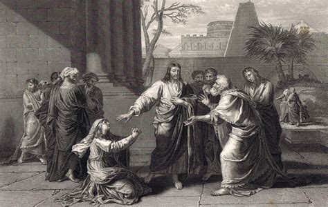 Jesus And The Syrophoenician Woman Mark 724 30 1846 Engraving Ebay