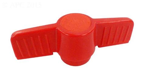 Hmip200 Handle Pvc Red Handle For 2in Hmip Ball Valvepool And Hot Tub
