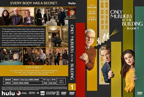 Only Murders In The Building Season 1 R1 Custom Dvd Cover And Labels
