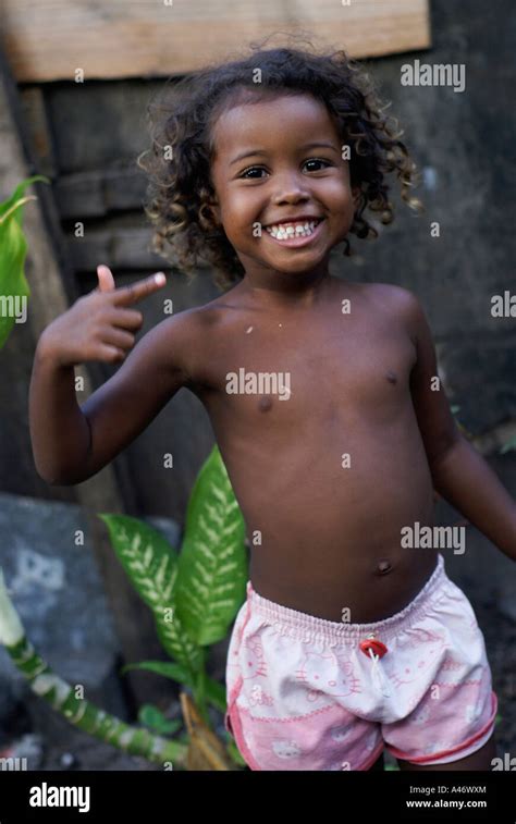 Süße Schwarze Mädchen Recife Brasilien Stockfotografie Alamy