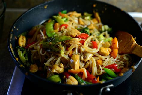 Honey Ginger Chicken Noodle Stir Fry Simply Scratch